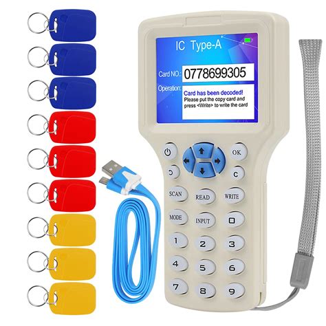 rfid card reader writer instructions|write data to rfid card.